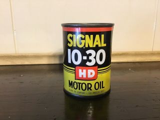 Vintage Signal 10 - 30 Motor Oil Tin Bank
