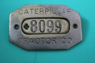 Vintage Caterpillar Tractor Co. ,  Wwii Era Employee Badge