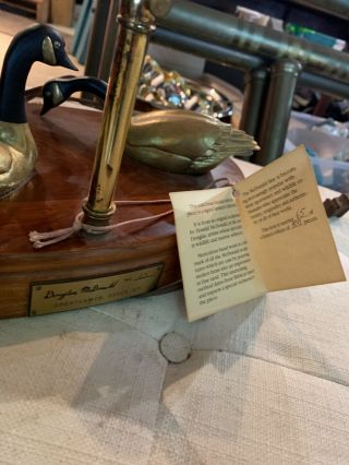 Vintage brass Douglas McDonald sports lamp 65 3