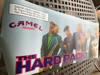 Vintage Camel Cigarette Advertising Poster,  Joe Camel Band,  Rj Reynolds Company