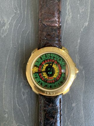 Vintage United Colours Of Benetton Watch,  University,  1992