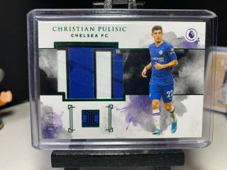 2019 - 20 Impeccable Soccer Christian Pulisic Match Worn Patch Emerald /10 Chelsea