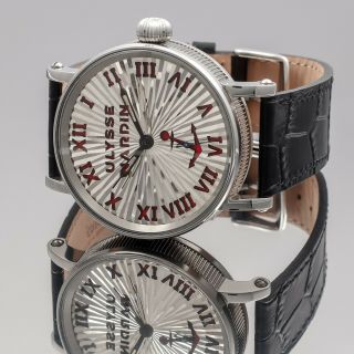 Pocket Wristwatch Ulysse Nardin Steel Case Silver Dial Hommagewatch