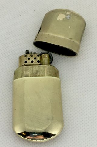 Vintage Marlboro Brass No.  6 Lighter With Case Rare