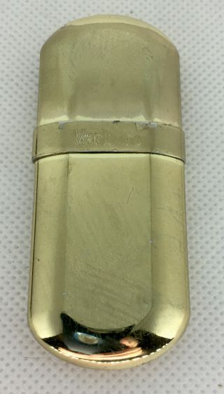 Vintage Marlboro Brass No.  6 Lighter with Case Rare 3