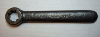 Vintage Armstrong 585,  1/2  - 8 Point Lathe Tool Post Wrench,  Machinist