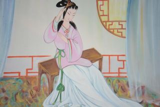 Chinese Scroll Painting By Lin Fengmian P401 林风眠 2