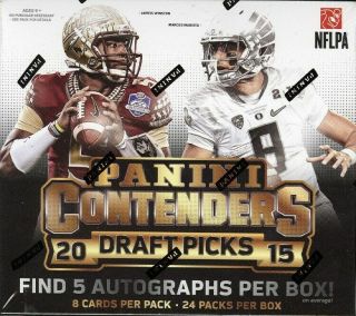 2015 Panini Contenders Draft Picks Football Hobby Box Blowout Cards