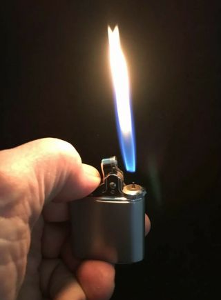 Ronson Gas Lighter With Case,  Great Zippo,  Scripto