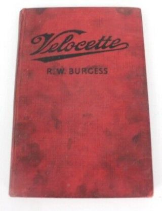 Velocette R.  W.  Burgess - Vintage Motorcycle Mechanics Guide Book,  1953 - W82
