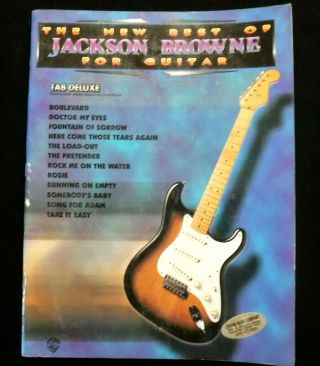 Vtg 1998 " The Best Of Jackson Browne " Photo Sheet Music Guitar Songbook