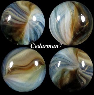 Cedarman7 - Stunning Vintage Wet (-) Master Marble Sunburst Marble Old Toy