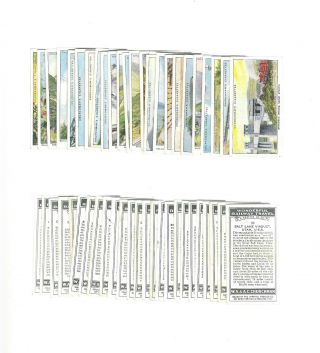 Cigarette Cards.  Churchman Tobacco.  Wonderful Railway Travel.  (set Of 50).  (1937).