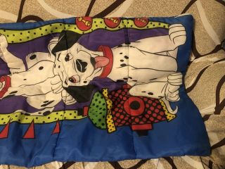 Disney 101 Dalmatians Child Sleeping Bag Vintage 1990s Made in USA 30 