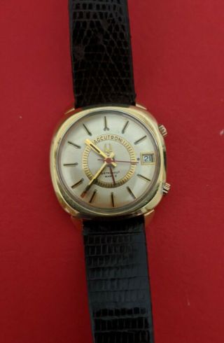 Vintage 1970 Bulova Accutron Astronaut Mark Ii Watch 14k Gf - Running Great
