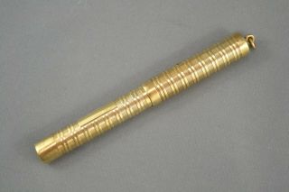 Antique Swan Mabie Todd - Solid 14k Gold - York Ring Top Fountain Pen - Nr