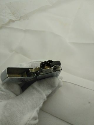 Engraveable Vintage Chrome Zippo Lighter Bradford PA US Made 2