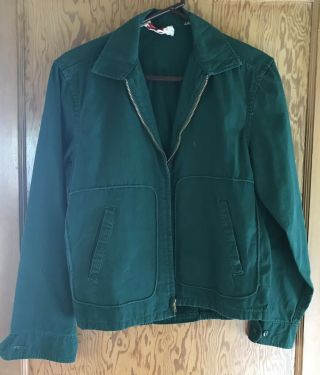 Vintage 1960s Boy Scouts Green Jacket With 1964 Natio Jamboree Patch