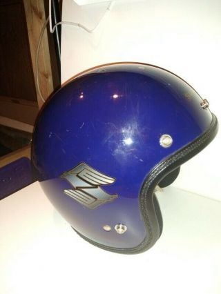 Vintage Suzuki Motorcycle Helmet Snell 85 (size Medium)
