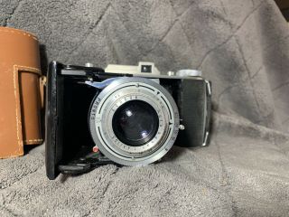 Vintage Folding Camera Ansco Viking Readyset - With Case 2