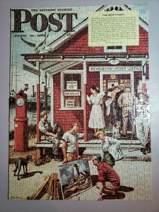 VINTAGE AUGUST 26 1950 THE SATURDAY EVENING POST COVER 500 PIECE PUZZLE 230 2