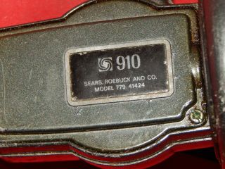 Vintage 910 Sears Roebuck & Co.  Model 779.  41424 Spincasting Reel 2