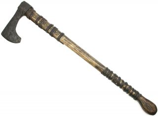 Ancient Rare Authentic Viking Kievan Rus Iron Battle Axe Hammer 10 - 12th AD 3