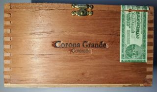 Vintage 1996 Belinda empty wooden 25 cigar box Spanish Honduras 2
