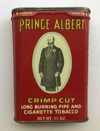 Vintage Prince Albert Tobacco Tin Can 1 1/2 Oz Antique