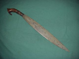 Antique Philippine Filipino Moro Barong Sword Knife Blades Edged Weapon Military