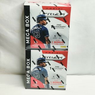 2 Boxes 2020 Prizm Baseball Mega Box Factory 1 Auto / On Avg 88 Cards