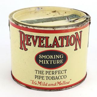 Vintage Revelation Smoking Mixture Pipe Tobacco Tin