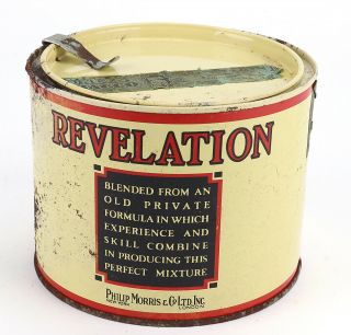 Vintage Revelation Smoking Mixture Pipe Tobacco Tin 3