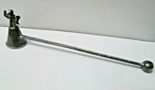 Vintage Mexico Sterling Silver Angel Candle Snuffer