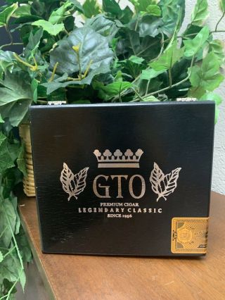 Gto Legacy Classic Cigar Box Empty Made In Dominican Republic