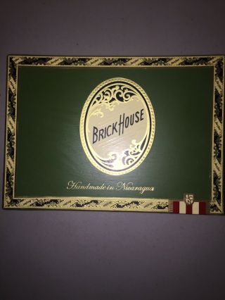 Brick House ROBUSTO Double Connecticut 5”x54 Green Wooden Cigar Boxes Humidor 3