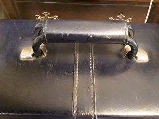 Vintage 8 Track Carrying Case blue Holds 24 Tapes 3