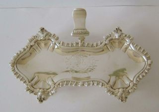 A George III Heavy Sterling Silver Candle Tray London 1770 277 Grams 3