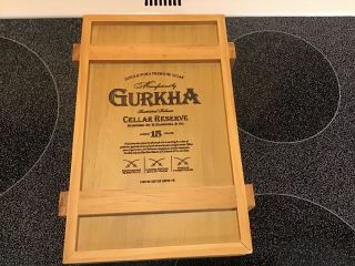 Gurkha Cellar Reserve Solara Double Robusto 5 X 58 Wooden Cigar Box