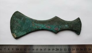 Bronze Age battle axe 1200 - 800 B.  C. ,  shape Fantastic cond 3 2
