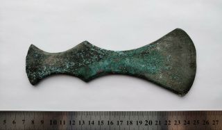 Bronze Age battle axe 1200 - 800 B.  C. ,  shape Fantastic cond 3 3
