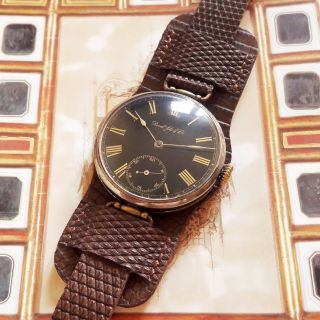 Vintage Rare Big 42mm Borel Fils & Cie - Antique Swiss Wrist Watch 1900s For Men