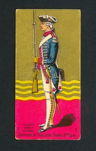 Corporal Of Fusileers,  France,  18th Cent.  1888 N224 Kinney Military Series - Ex