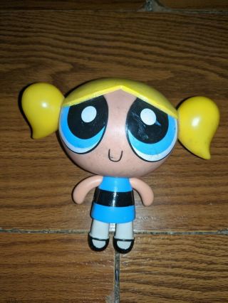 Bubbles Powerpuff Girls Vintage Toy Vinyl Figure Cartoon Network Adult Swim
