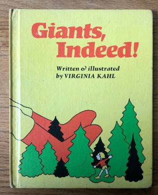 Giants,  Indeed Virginia Kahl Vintage Kids 1974 1st Printing