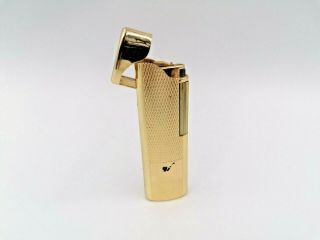Collectible Pipe Gas Lighter Gold Color