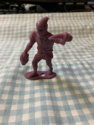 1 Mpc Purple Grimm Reaper Creature Of Doom Vintage 1960s Plastic Horror Figure