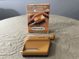 Vintage Unique Cigarette Tobacco Roller Made In Germany Privileg Vtg