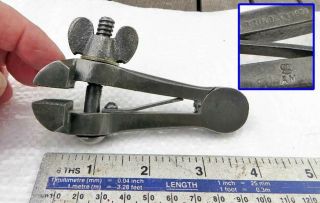 Vintage Air Ministry Dated 1931 Forged Steel Hand Vice By Brindley Vgc Old Tool