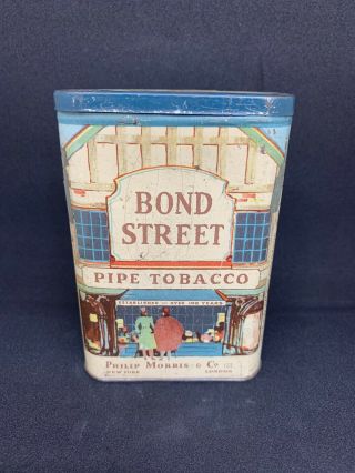 Vintage Bond Street Pipe Tobacco Tin